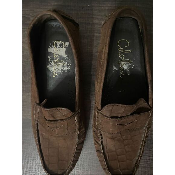 Cole Haan Shoes - Cole Haan suede brown leather loafer flats size 7